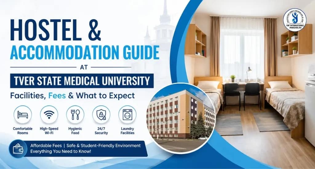 Tver State Medical University hostel and accommodation facilities for international students
