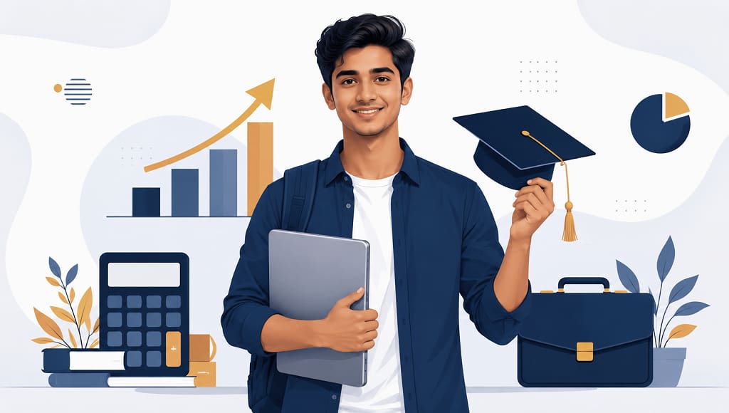 Student exploring best commerce courses after 12th 2026 with fees and career scope