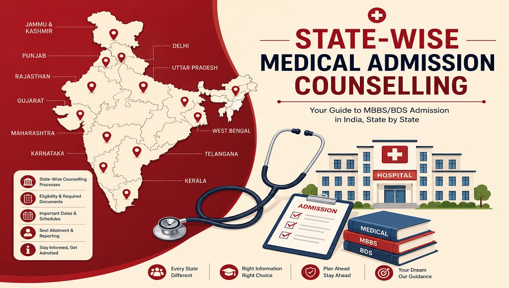 Student checking NEET state quota counselling 2026 eligibility and schedule