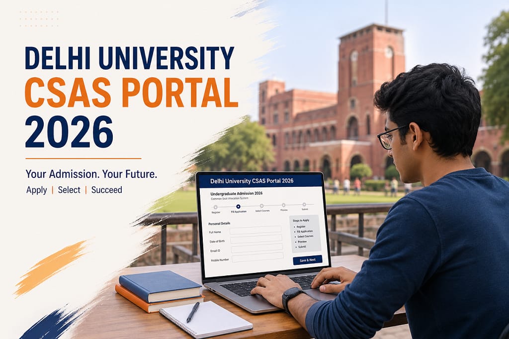 DU CSAS 2026 Counselling Registration and Seat Allocation Process