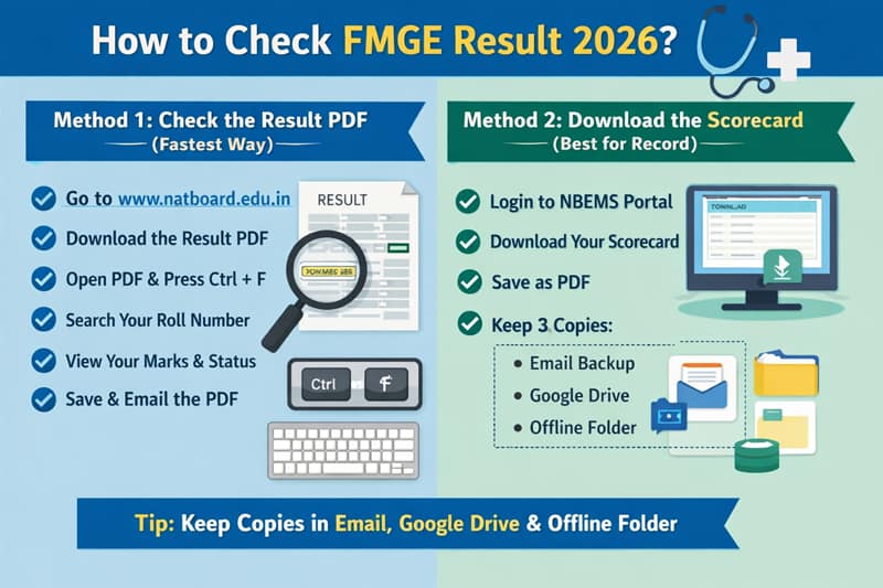 How to Check FMGE Result 2026